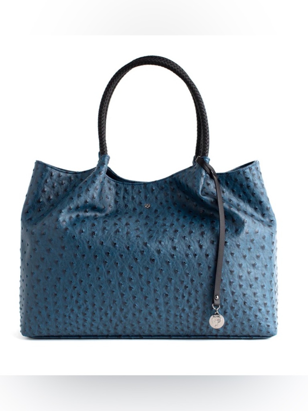 GUNAS - Naomi - Navy Vegan Leather Tote Bag